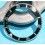 ?ROLEX LUNETTE ACIER & INSERT LUMINOVA MONTRES SUBMARINER DATE 16800,168000,16610?