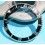 ?ROLEX LUNETTE ACIER & INSERT LUMINOVA MONTRES SUBMARINER DATE 16800,168000,16610?