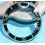 ?ROLEX LUNETTE ACIER & INSERT LUMINOVA MONTRES SUBMARINER DATE 16800,168000,16610?