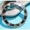 Rolex Watch Part used Genuine & Rare Ceramic Bezel graduated DEEPSEA SEA-DWELLER ref 116660 Ø44mm