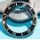 Rolex Watch Part used Genuine & Rare Ceramic Bezel graduated DEEPSEA SEA-DWELLER ref 116660 Ø44mm