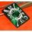 RARE GENUINE FRANCK MULLER LONG ISLAND GREEN SHADES DIAL RECTANGLE