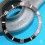 ROLEX RARE INSERT TROPICAL EXOTIQUE MONTRES 14060,14060M SUBMARINER PERLE TRITIUM
