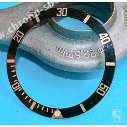 Rolex 90's Glossy Black color Submariner Date Tutone 16803, 16613, 16808, 16618 Watch Bezel Graduated Luminova Insert Part