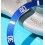 ROLEX RARE INSERT GRADUE LUNETTE BLEU MONTRES SUBMARINER DATE 16613, 16618, 16803, 16808