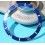Rolex Submariner Date 18k Gold & 16613, 16803, 16808, 16618 Watch Bezel Blue Insert Graduated