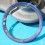 ROLEX RARE INSERT GRADUE LUNETTE BLEU MONTRES SUBMARINER DATE 16613, 16618, 16803, 16808
