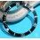 ROLEX RARE ACCESSOIRE MONTRES INSERT NOIR MONTRES 14060, 14060M SUBMARINER PERLE SUPERLUMINOVA