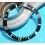 ROLEX RARE ACCESSOIRE MONTRES INSERT NOIR MONTRES 14060, 14060M SUBMARINER PERLE SUPERLUMINOVA