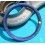ROLEX RARE INSERT GRADUE LUNETTE BLEU AU LUMINOVA MONTRES SUBMARINER DATE 16613, 16618, 16803, 16808