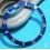 Rolex Submariner Date 18k Gold & 16613, 16803, 16808, 16618 Watch Bezel Blue Insert Graduated