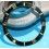 Rolex 90's Glossy Jet Black color Submariner Date Tutone 16803, 16613, 16808, 16618 Watch Bezel Graduated Tritium Insert Part
