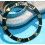 Rolex 90's Glossy Jet Black color Submariner Date Tutone 16803, 16613, 16808, 16618 Watch Bezel Graduated Tritium Insert Part