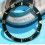 Rolex 90's Glossy Jet Black color Submariner Date Tutone 16803, 16613, 16808, 16618 Watch Bezel Graduated Tritium Insert Part