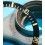 Rolex 90's Glossy Jet Black color Submariner Date Tutone 16803, 16613, 16808, 16618 Watch Bezel Graduated Tritium Insert Part