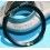 Rolex 90's Glossy Jet Black color Submariner Date Tutone 16803, 16613, 16808, 16618 Watch Bezel Graduated Tritium Insert Part