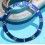 ROLEX RARE INSERT GRADUE LUNETTE BLEU MONTRES SUBMARINER DATE 16613, 16618, 16803, 16808