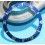 ROLEX RARE INSERT GRADUE LUNETTE BLEU MONTRES SUBMARINER DATE 16613, 16618, 16803, 16808