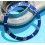 Rolex Submariner Date 18k Gold & 16613, 16803, 16808, 16618 Watch Bezel Blue Insert Graduated
