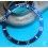 ROLEX RARE INSERT GRADUE LUNETTE BLEU MONTRES SUBMARINER DATE 16613, 16618, 16803, 16808
