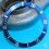 ROLEX RARE INSERT GRADUE LUNETTE BLEU MONTRES SUBMARINER DATE 16613, 16618, 16803, 16808
