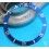 ROLEX RARE INSERT GRADUE LUNETTE BLEU MONTRES SUBMARINER DATE 16613, 16618, 16803, 16808