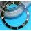 Rolex 90's Glossy Black color Submariner Date Tutone 16803, 16613, 16808, 16618 Watch Bezel Graduated Luminova Insert Part