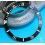 ROLEX RARE ACCESSOIRE MONTRES INSERT NOIR MONTRES 14060, 14060M SUBMARINER PERLE SUPERLUMINOVA