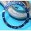ROLEX RARE INSERT GRADUE LUNETTE BLEU MONTRES SUBMARINER DATE 16613,16618,16803,16808 LUMINOVA