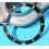 Rolex 90's Glossy Black color Submariner Date Tutone 16803, 16613, 16808, 16618 Watch Bezel Graduated Luminova Insert Part