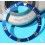 ROLEX RARE INSERT GRADUE LUNETTE BLEU MONTRES SUBMARINER DATE 16613,16618,16803,16808 LUMINOVA