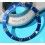 ROLEX RARE INSERT GRADUE LUNETTE BLEU MONTRES SUBMARINER DATE 16613,16618,16803,16808 LUMINOVA