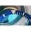Rolex 90's Glossy Blue color Submariner Date Tutone 16803, 16613, 16808, 16618 Watch Bezel Graduated Tritium Insert Part