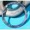 Rolex 90's Glossy Blue color Submariner Date Tutone 16803, 16613, 16808, 16618 Watch Bezel Graduated Tritium Insert Part