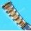 Rolex 1994 Genuine Tutone 78393-403 18K/SS 20mm Band bracelet Parts 16713,16523 heavy links bitons