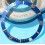 Rolex 90's Glossy Blue color Submariner Date Tutone 16803, 16613, 16808, 16618 Watch Bezel Graduated for sale
