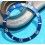 Rolex Submariner Date 18k Gold & 16613,16803,16808,16618 Watch Bezel Blue Insert Graduated Luminova