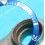 ROLEX RARE INSERT GRADUE LUNETTE BLEU MONTRES SUBMARINER DATE 16613,16618,16803,16808 LUMINOVA
