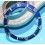 Rolex 90's Glossy Blue color Submariner Date Tutone 16803, 16613, 16808, 16618 Watch Bezel Graduated for sale