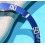 Rolex 90's Glossy Blue color Submariner Date Tutone 16803, 16613, 16808, 16618 Watch Bezel Graduated for sale