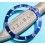 Rolex 90's Glossy Blue color Submariner Date Tutone 16803, 16613, 16808, 16618 Watch Bezel Graduated for sale