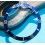 ROLEX VINTAGE INSERT BLEU & JAUNE GRADUE LUNETTE MONTRES SUBMARINER DATE OR & ACIER 16613,16618,16803,16808