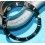 ROLEX RARE ACCESSOIRE MONTRES INSERT NOIR MONTRES 14060, 14060M SUBMARINER PERLE TRITIUM VANILLE