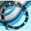 ROLEX RARE ACCESSOIRE MONTRES INSERT NOIR MONTRES 14060, 14060M SUBMARINER PERLE TRITIUM VANILLE