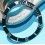 ROLEX RARE ACCESSOIRE MONTRES INSERT NOIR MONTRES 14060, 14060M SUBMARINER PERLE TRITIUM VANILLE