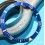 ROLEX RARE INSERT GRADUE LUNETTE INSERT BLEU MONTRES SUBMARINER DATE 16613,16618,16803,16808 TRITIUM