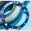 Rolex Submariner Date 18k Gold & 16613,16803,16808,16618 Watch Bezel Blue Insert Graduated Tritium