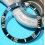 Rolex Genuine Submariner Date Ceramic Watch Black Grey insert watch bezel inlay part 116610,116618,116613,114060
