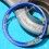 ROLEX RARE INSERT GRADUE LUNETTE INSERT BLEU MONTRES SUBMARINER DATE 16613,16618,16803,16808 TRITIUM