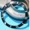 ROLEX RARE ACCESSOIRE MONTRES INSERT NOIR MONTRES 14060,14060M SUBMARINER PERLE SUPERLUMINOVA